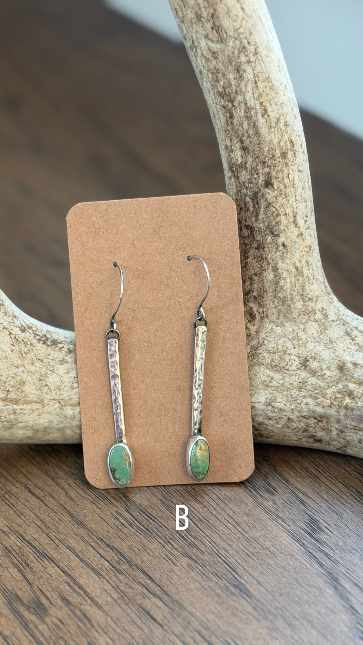 Evans turquoise drop earring